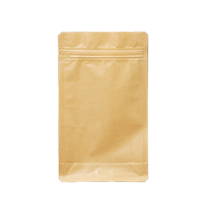 Kraft paper stand up pouches with window