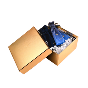 Gold Foil Boxes with Lids