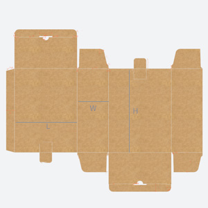 Corrugated Reverse Tuck End